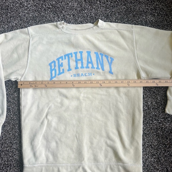 Comfort Colors Cream Crewneck Sweater - Picture 5 of 6